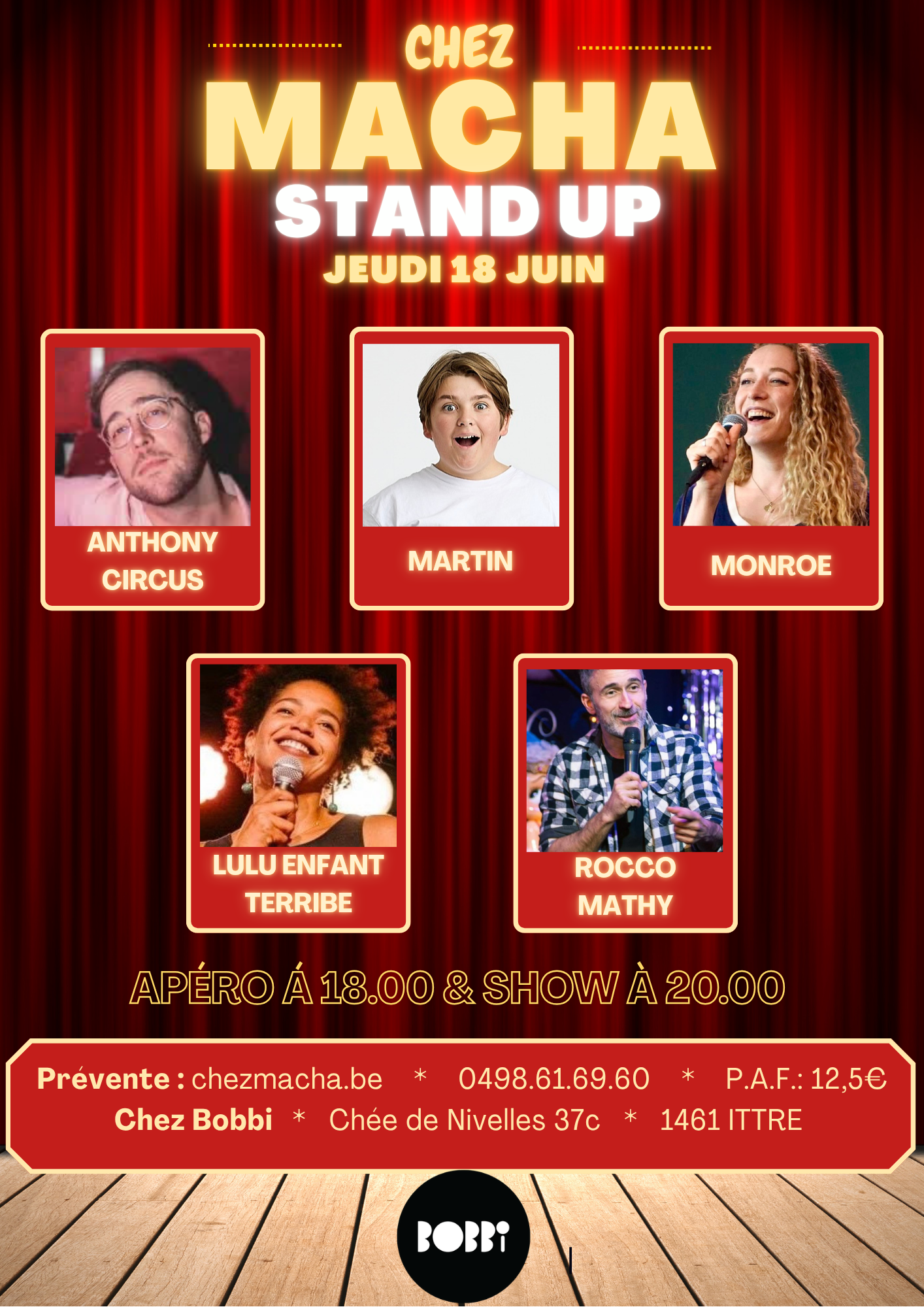 Chez MACHA STAND UP 4